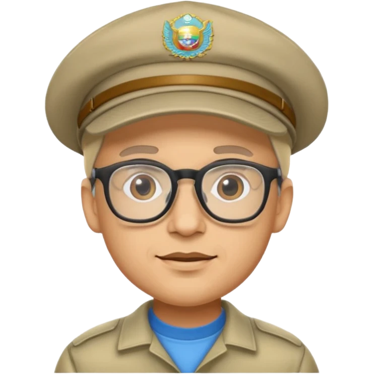 SEÑOR BLANCO CON GAFAS Y GORRA emoji
