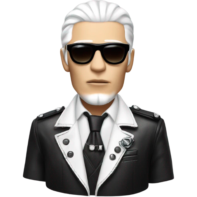 karl lagerfeld brand jacket emoji