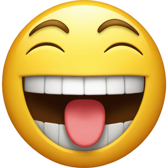 happy face with mouth open emoticon emoji