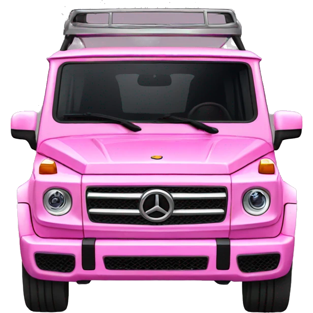 Pink gwagon  emoji