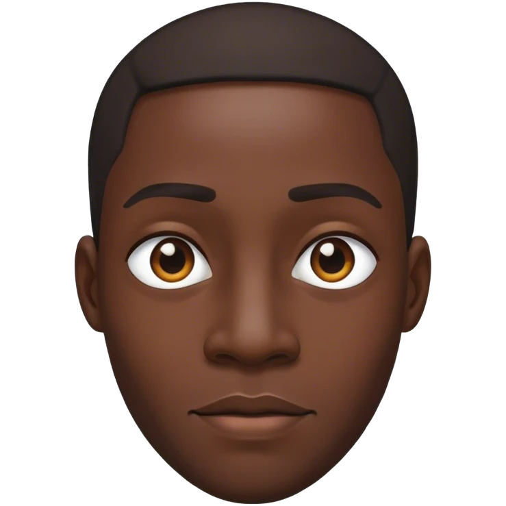 Black man emoji