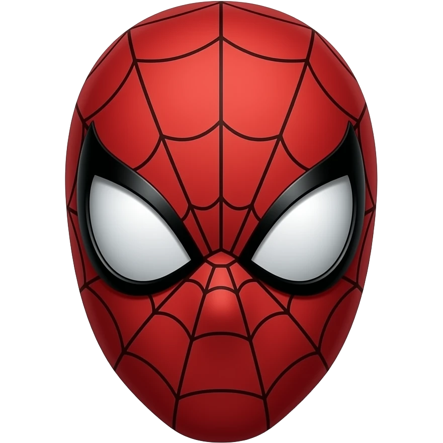 Spiderman face emoji