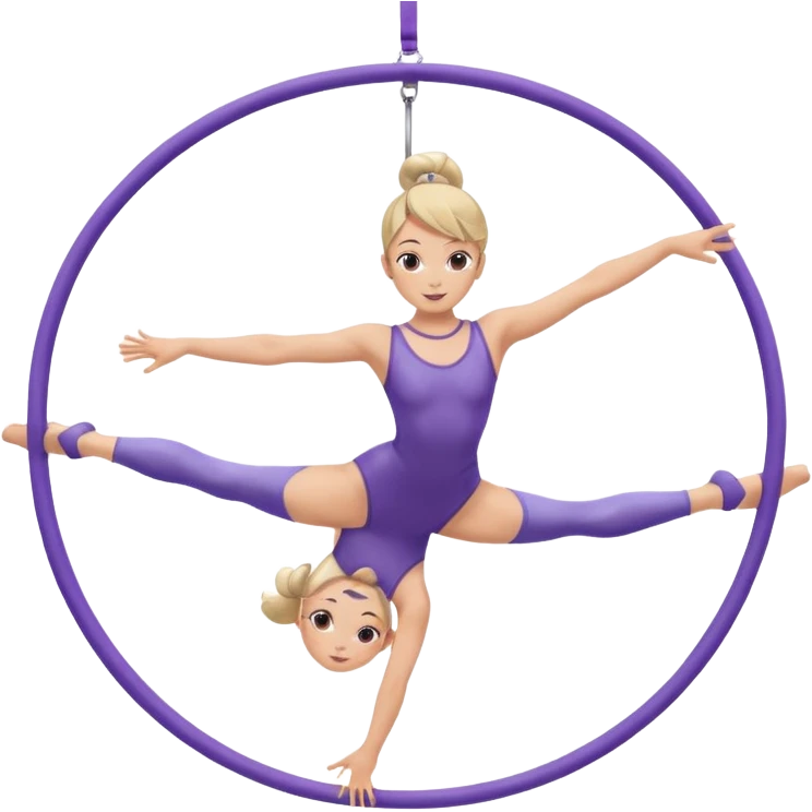 aerial hoop aerialist emoji