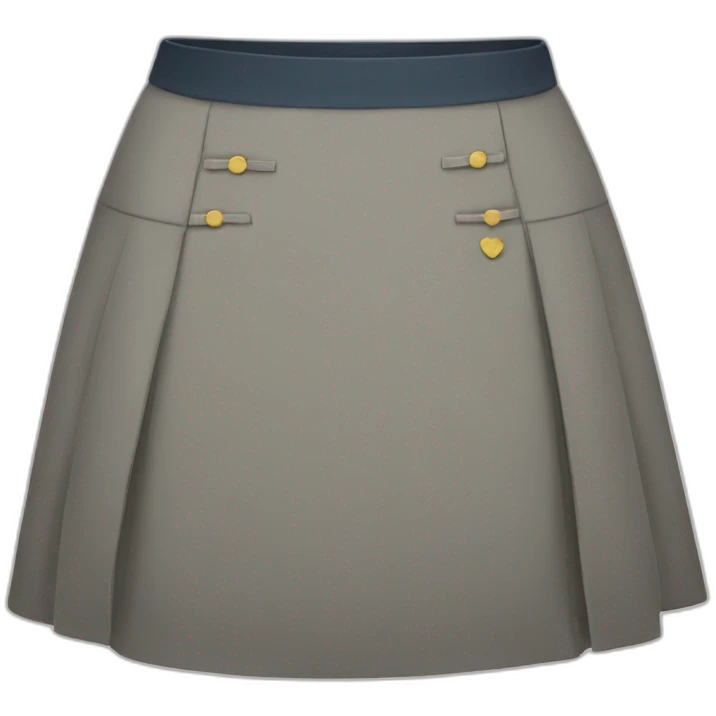 school uniform skirt emoji