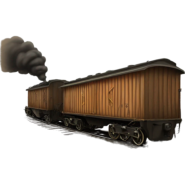 19th century freight train emoji