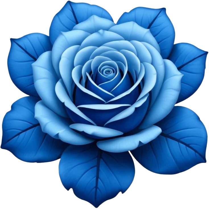 blue rose emoji