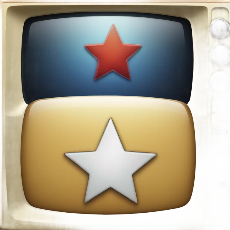 A tv with a star inside emoji