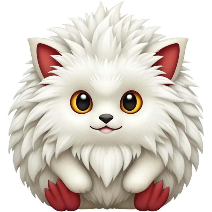 White exotic Fakémon-creature emoji