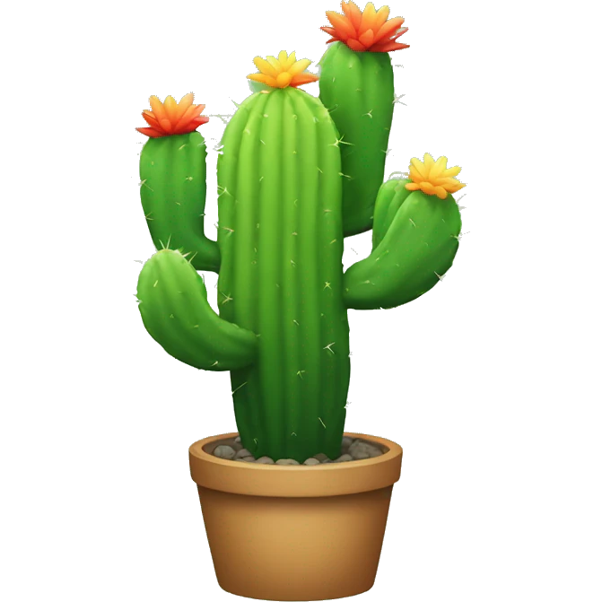 rainbow cactus emoji