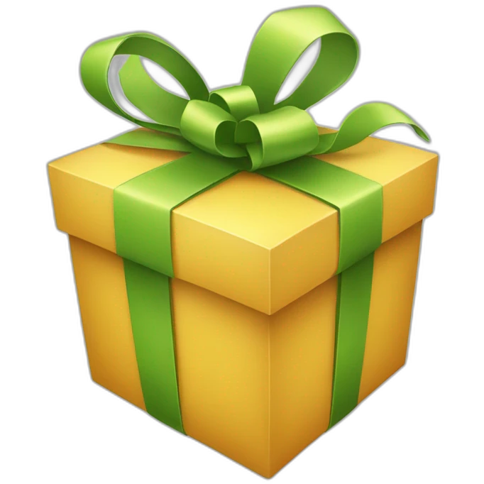 gift box with smile emoji