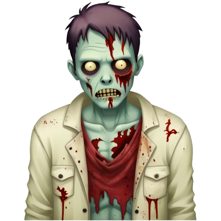 Versão masculina de zumbi emoji