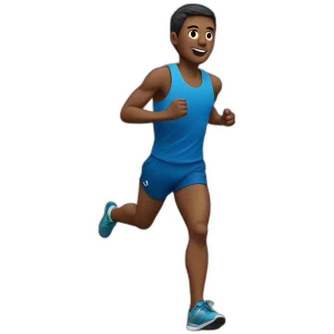 Marathon runner emoji