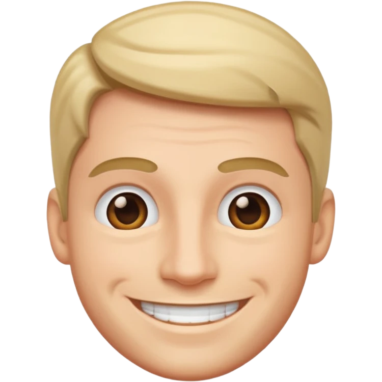 Man smile emoji