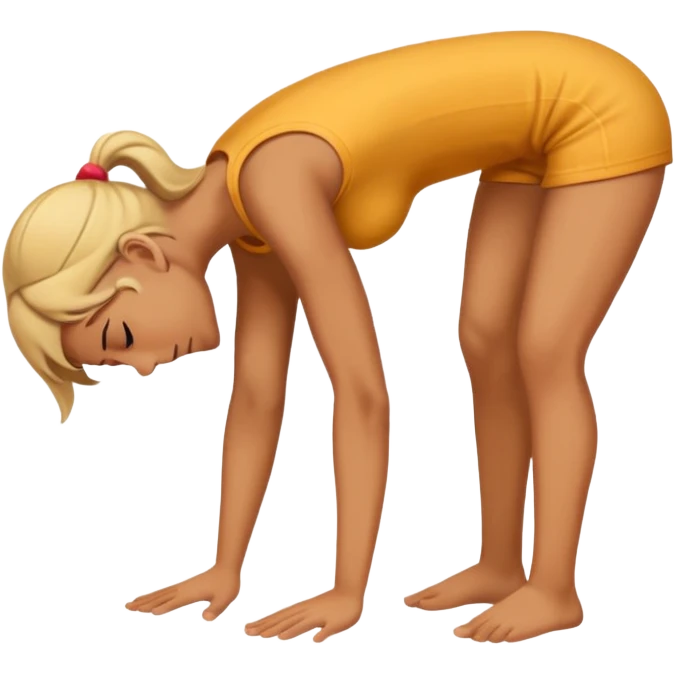Bending over emoji
