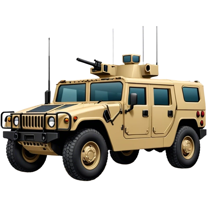 Humvee (HMMWV) (sand colour) emoji