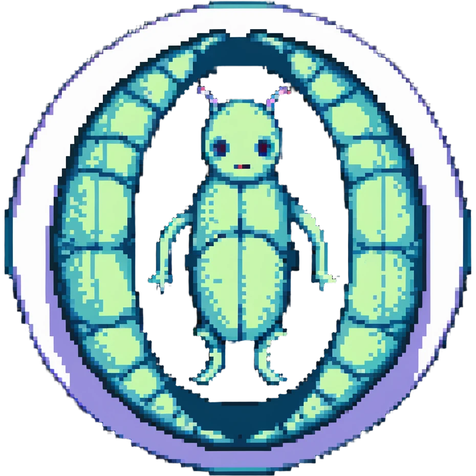 MRI embryo digital fetal small shape in otherworldly bubble, eerie, horror, pupa, crystalis, in-utero emoji