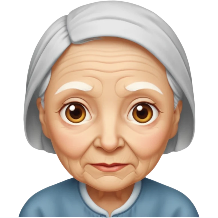 bald grandma emoji
