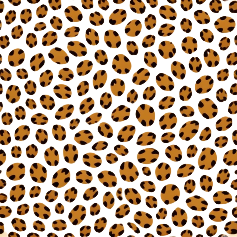 Bow leopard print  emoji