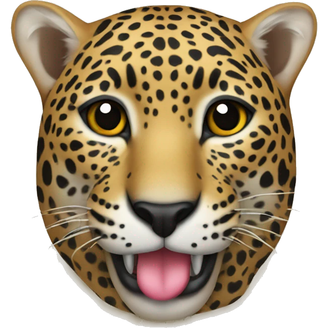 jaguar con emojis de corazones emoji