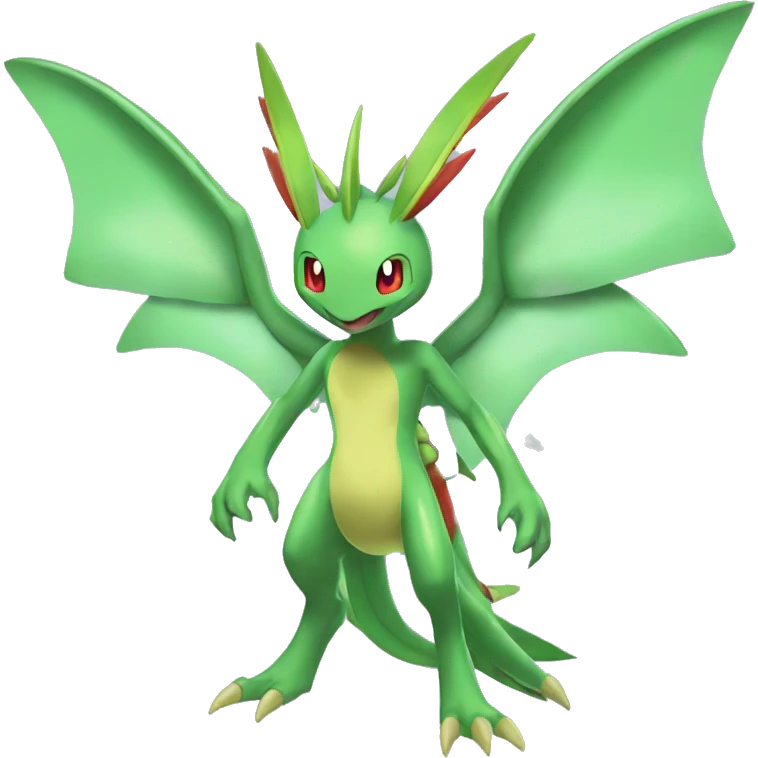 Shiny Vikavolt-Flygon-Pokémon-Fakémon Full Body emoji