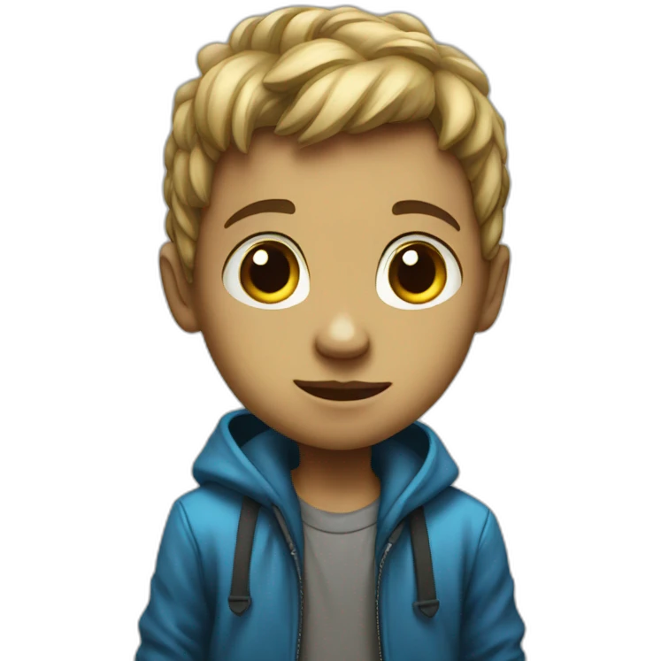Graffiti boy emoji