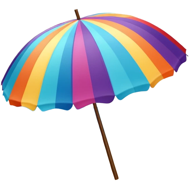 summer beach colorfull umbrella emoji