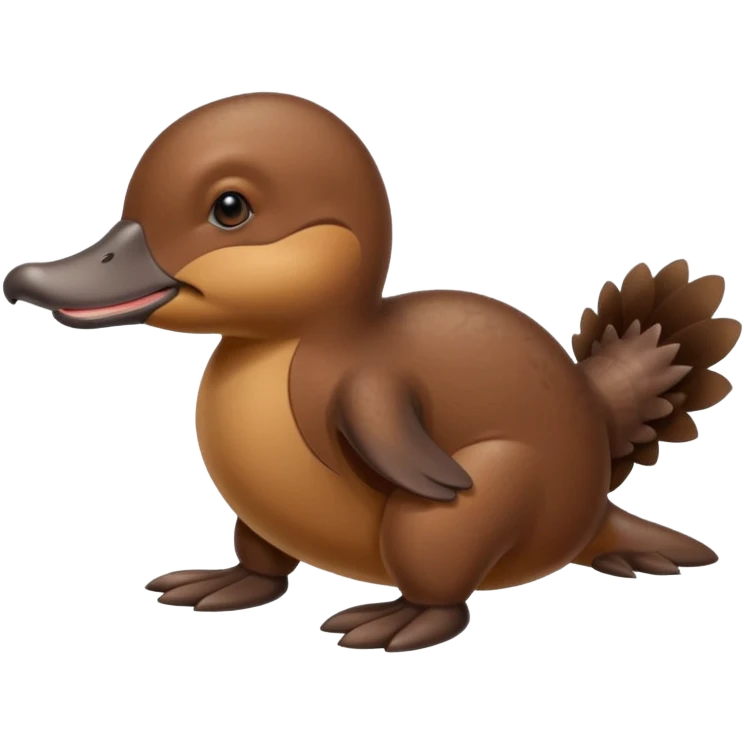 Platypus whit castor tail emoji