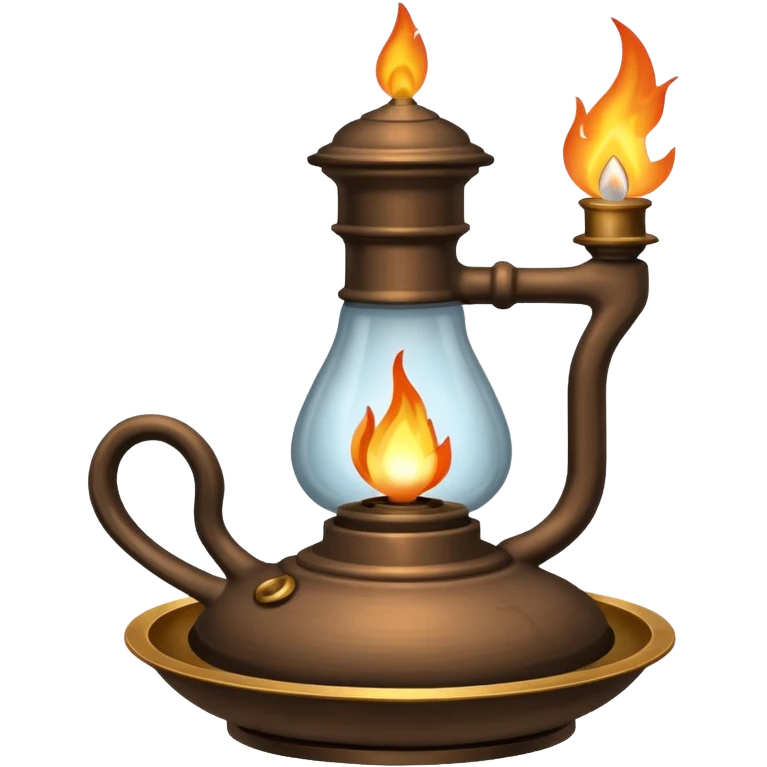 Seal oil lamp, Inuits emoji