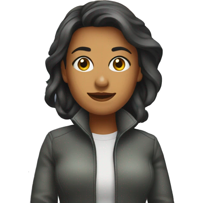 mujer en la la punta del empire state emoji