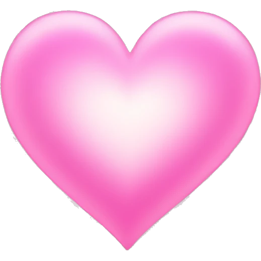 pink light heart.  emoji
