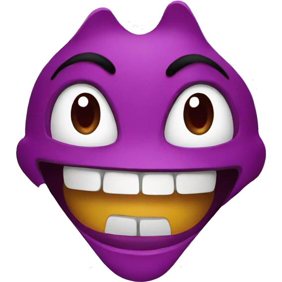 terrifying happy face emoji