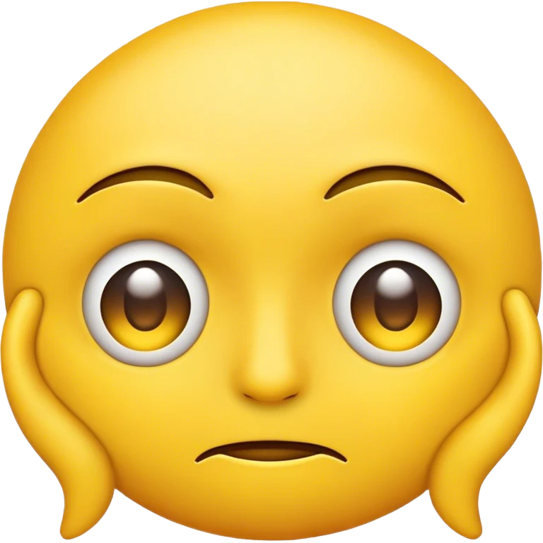 Emoji face with a side eye emoji