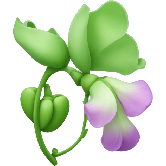 Sweet pea flower emoji