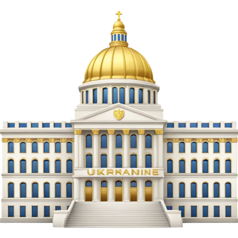 make the png emoji of Ukraine president's office building emoji