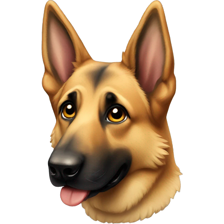 German shepherd  emoji