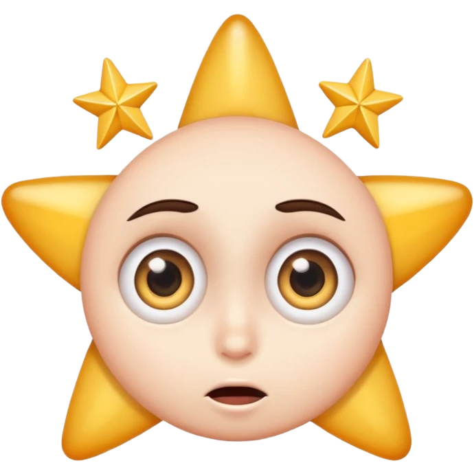 amazed face with star eyes emoji