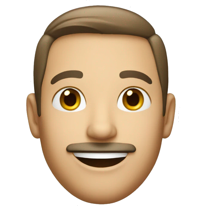 Smiling French man emoji