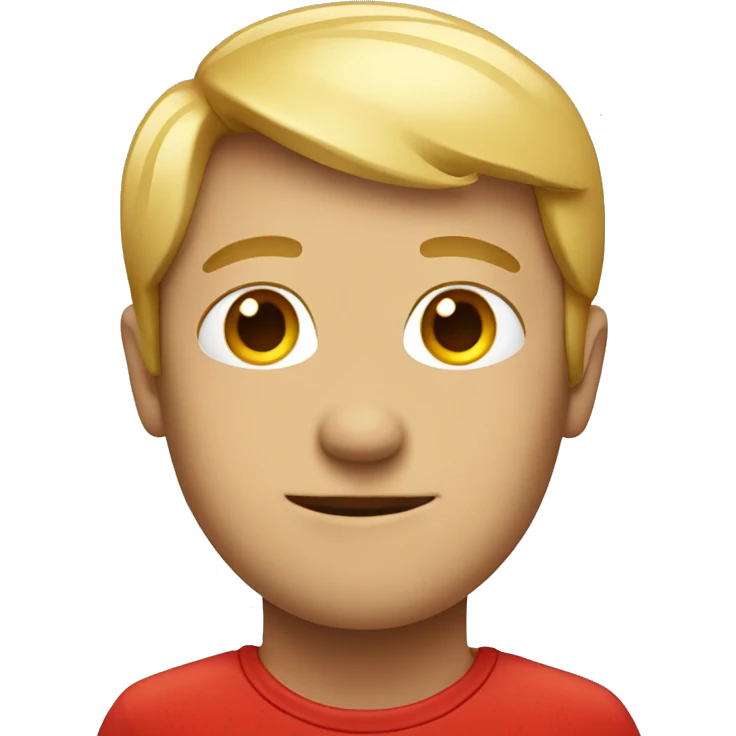 red number one with face emoji