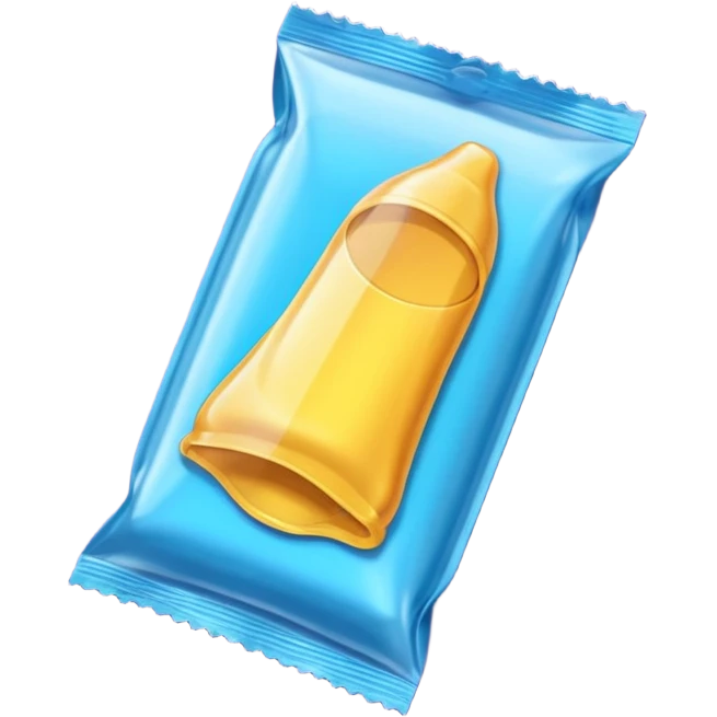 condom wrapper emoji