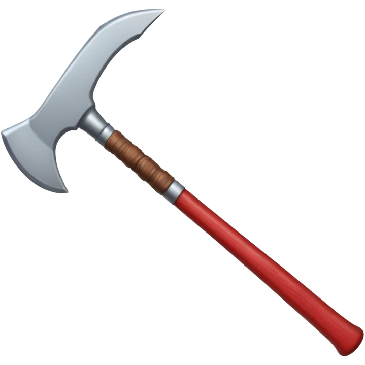 A red Axe  emoji