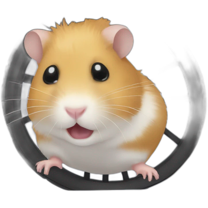 Hamster qui fait sa roue emoji