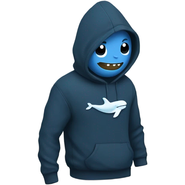 Jason wearing a whale hoodie  emoji