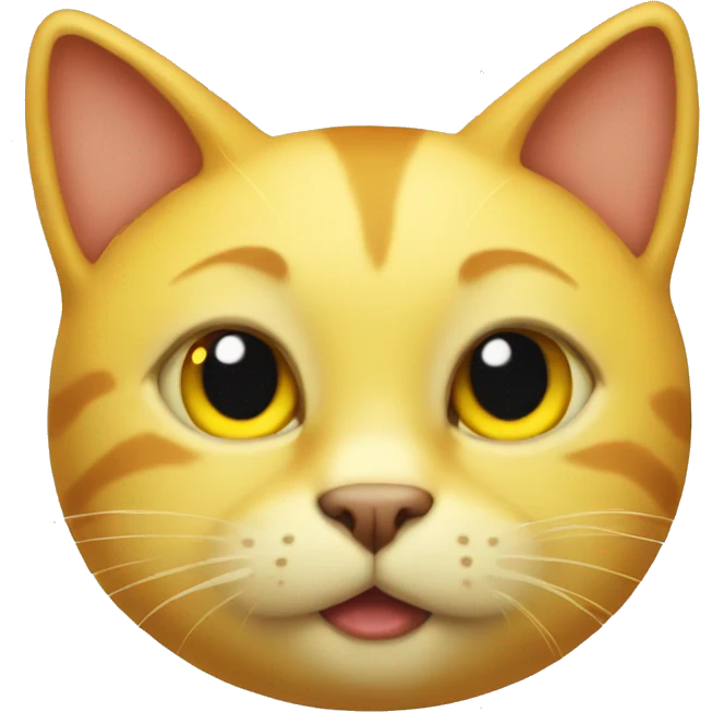 Yellow cat emoji