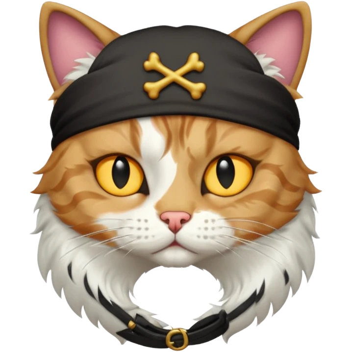 pirate cat emoji