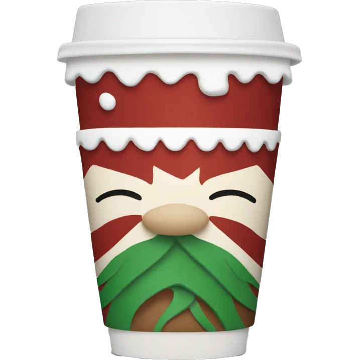 Starbucks holiday cup emoji