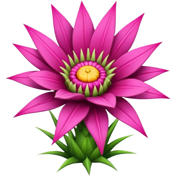  carnivorous pink flower with spikes emoji