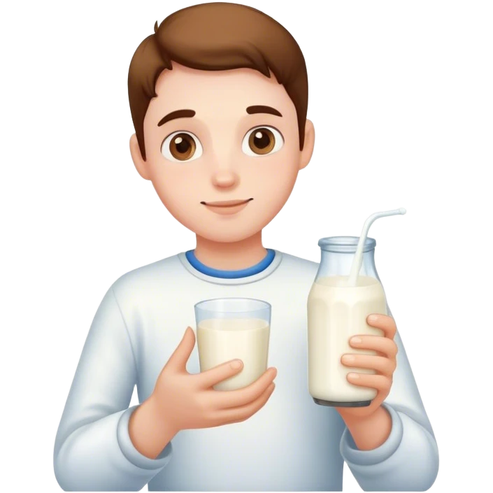 Milk on hands  emoji