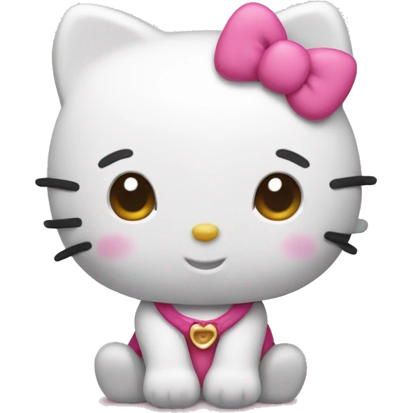 Cute hello kitty emoji