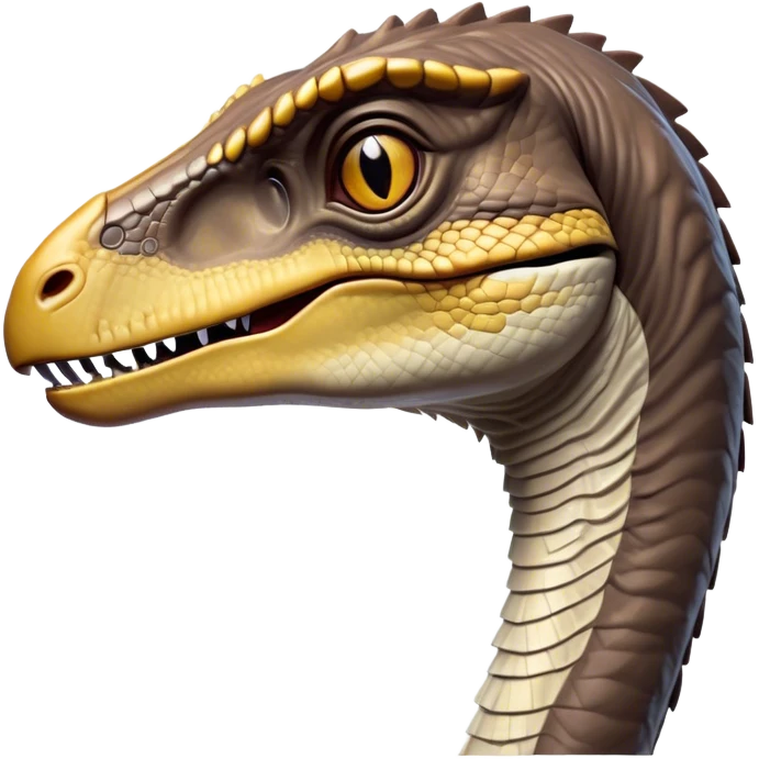 Cinematic Noble Velociraptor Portrait Emoji, Poised and agile, with a slender, streamlined build, sharp, cunning eyes, and a sleek snout hinting at predatory precision, Simplified yet sharply defined features, highly detailed, glowing with a cool, dynamic radiance, high shine, intelligent and swift, stylized with an air of agile prehistoric grace, focused and alert, soft glowing outline, capturing the essence of a watchful and confident Velociraptor that appears ready to dash out of the screen with effortless speed! emoji
