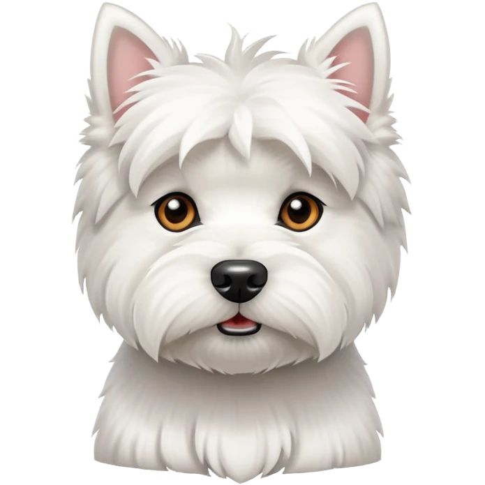 West Highland White Terrier dog emoji